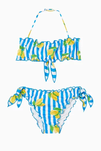 Emy Bandeau Frou Frou Bikini Set
