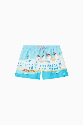 Printed Haiti Swim Shorts