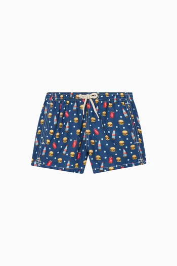 Jean Lighting Ultralight Printed Swim Shorts