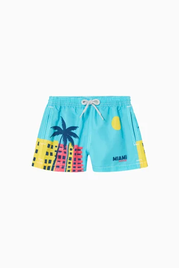 Printed Haiti Swim Shorts