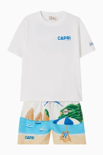 Printed Swim Shorts