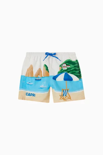 Printed Swim Shorts