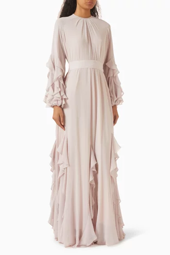 Elise Ruffle Dress