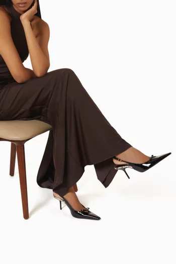 Rosie 70 Slingback Pumps in Patent Leather