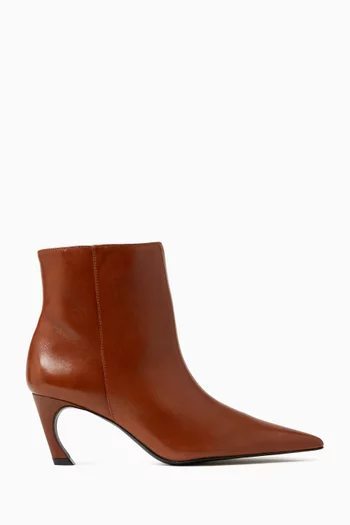 Lexi 72 Ankle Boots in Leather