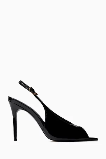 Ingrid 100 Sandals in Patent Leather