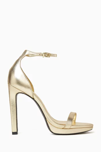صندل نيكول بكعب 127 مم جلد لامع