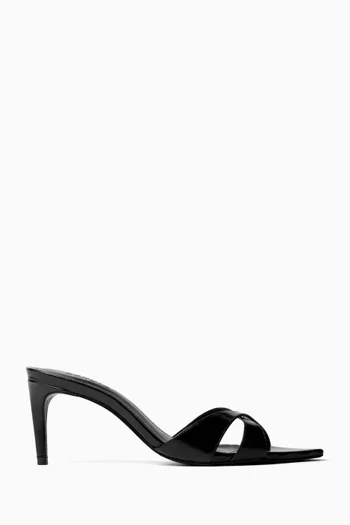Maxie 76 Mules in Leather
