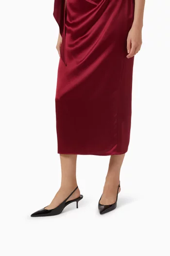 Lush Eden 63 Slingback Pumps in Leather