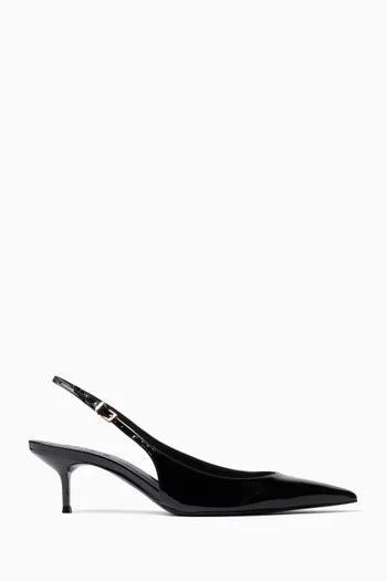 Lush Eden 63 Slingback Pumps in Leather