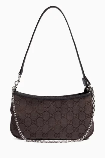 Gossip Small Shoulder Bag in GG Canvas