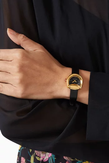 Horsebit Quartz Leather Watch