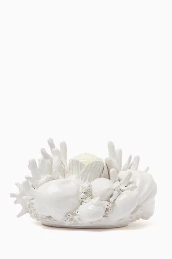 Coral Candle Holder in Ceramic