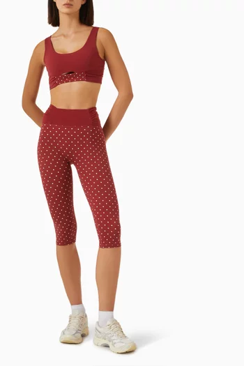Luxe Balance Ruched Capri Pants