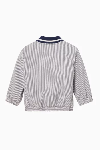 Logo Striped Jacket