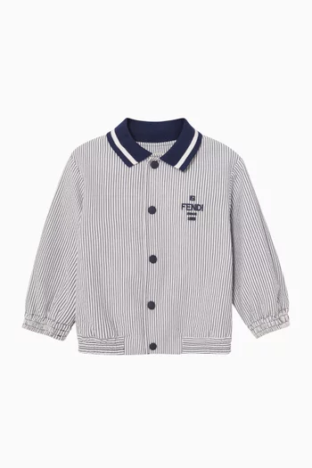Logo Striped Jacket