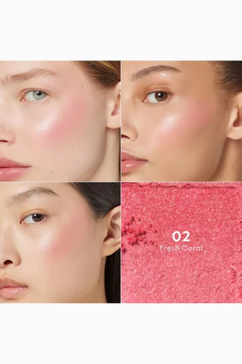 02 Fresh Coral Gucci Glow Blush, 5.5g