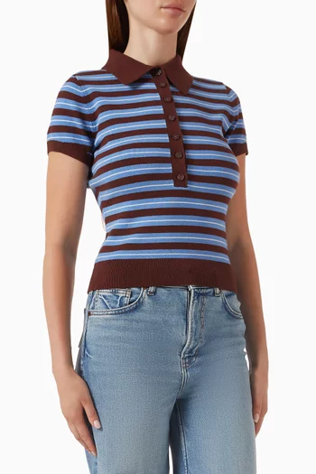 Bentley Polo Sweater in Cotton