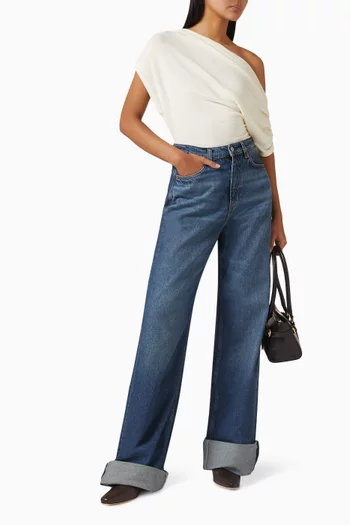 Iris One-shoulder Top in Knit