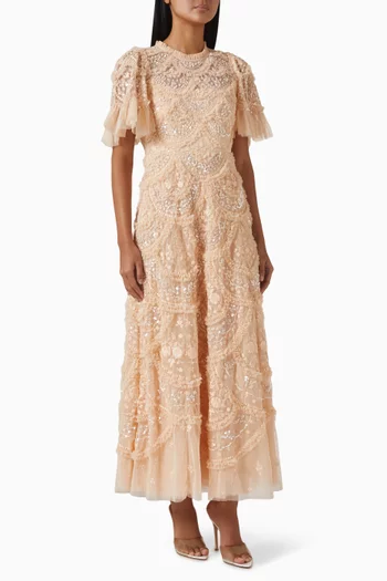 Carmen Ruffle Gown