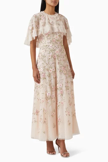 Eden Rose Cape Gown