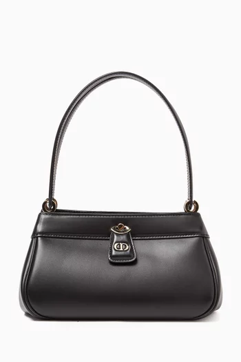 Medium Key Shoulder Bag in Calfskin Leather
