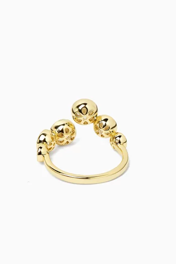 Voluta Adjustable Ring in 14kt Gold Vermeil