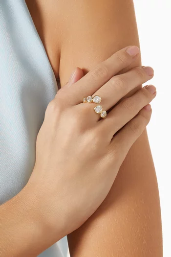 Voluta Adjustable Ring in 14kt Gold Vermeil