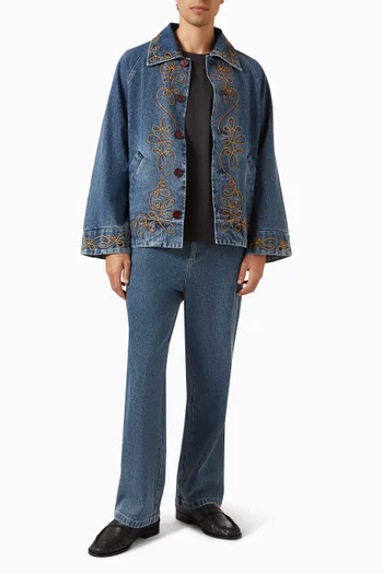 Knolly Brook Jeans in Washed Denim