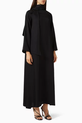 Belted Scarf Dress