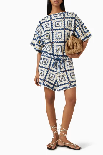 Dolly Crochet Playsuit