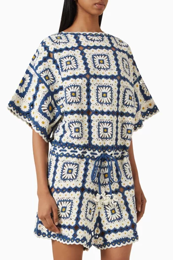 Dolly Crochet Playsuit