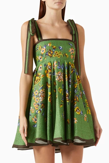 Phyllis Mini Sundress in Linen