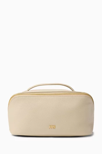 Everyday Beauty Bag in Leather