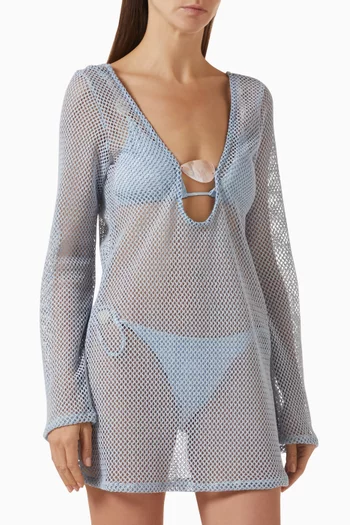 Kika Semi-sheer Mini Dress