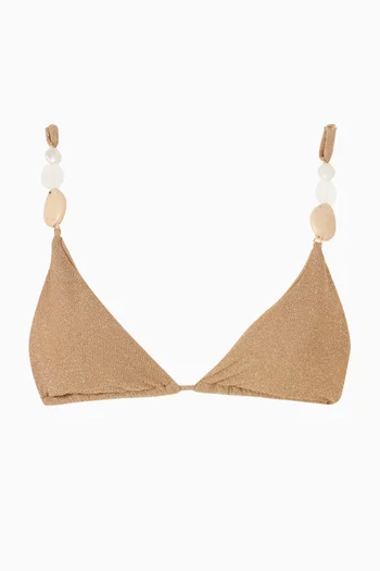 Kuna Bead-detail Bikini Top