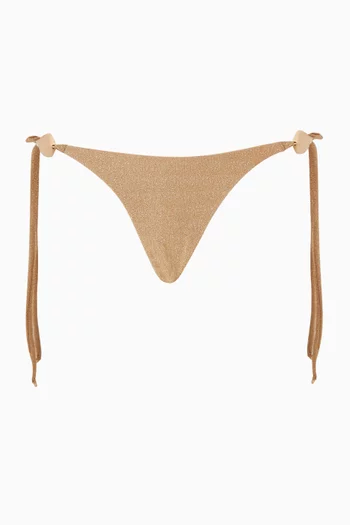 Bead-detail Bikini Briefs