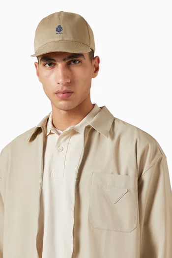 Old Gabardine Baseball Cap in Cotton