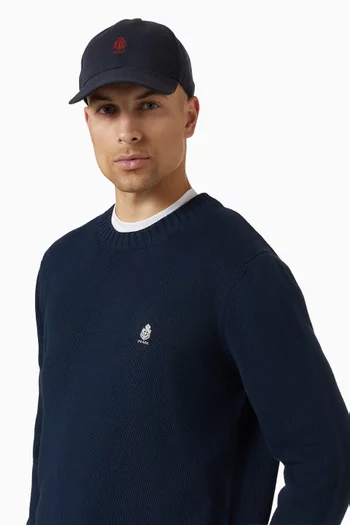 Old Gabardine Baseball Cap in Cotton