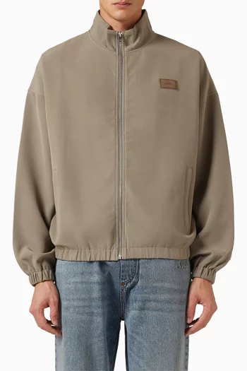 Logo Patch Track Jacket
