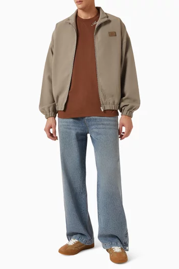 Baggy Drawstring Jeans in Denim