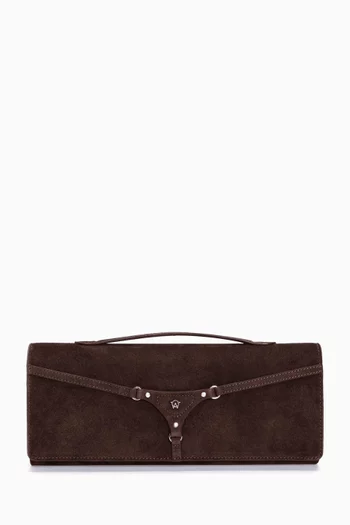 Daphne Clutch in Suede