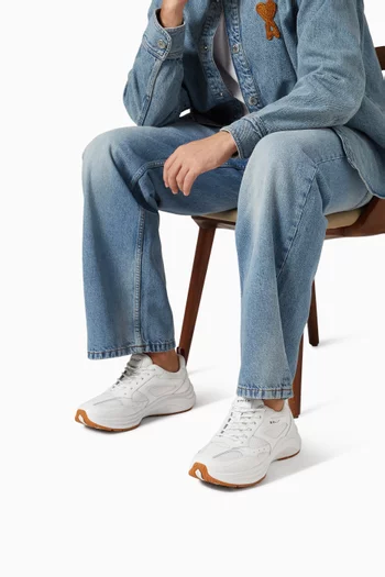 Woge Sneakers in Mesh & Leather