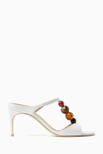 Lena 70 Mules in Leather