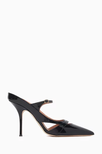 Patty 90 Mules in Patent Leather