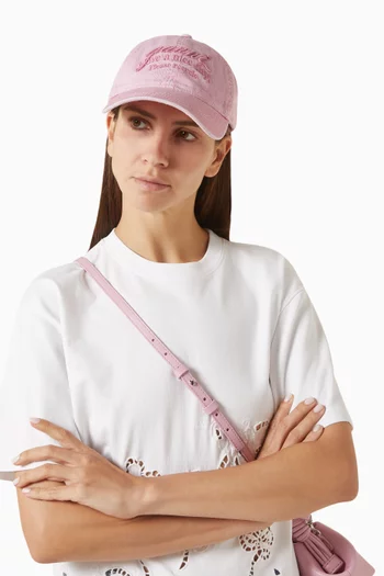 Embroidered Cap in Organic Cotton