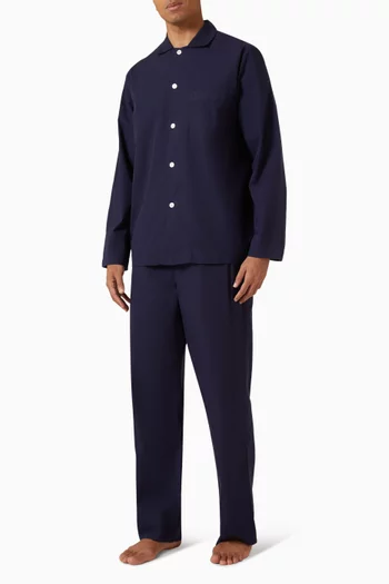 Long-sleeved Shirt in Cotton Poplin