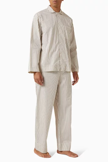 Long-sleeved Shirt in Cotton Poplin