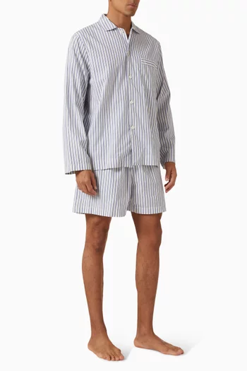 Long-sleeved Shirt in Cotton Poplin