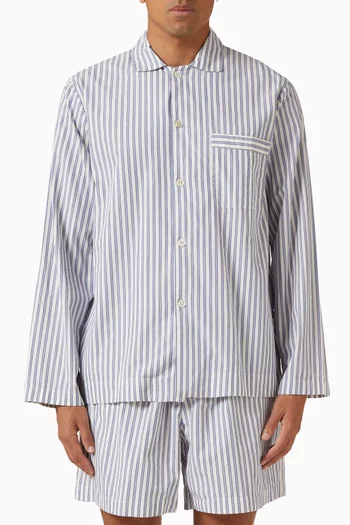 Long-sleeved Shirt in Cotton Poplin